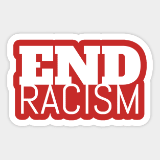 End Racism, Stop Racism, Elect women, Black Lives Matter, America Anti Trump, Equal Rights Sticker